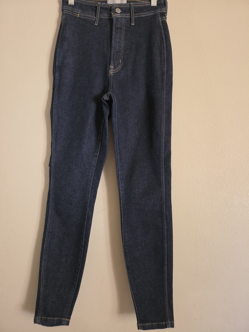 Everlane High-Rise Skinny Jeans in Dark Indigo